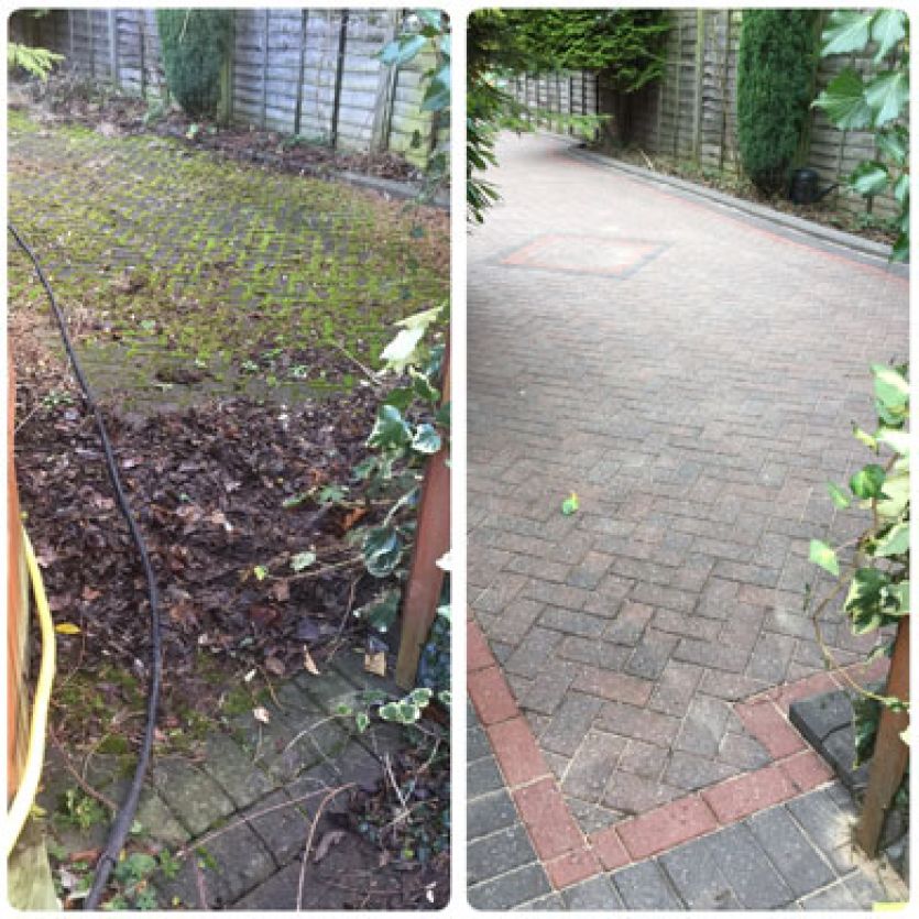block paving before and after