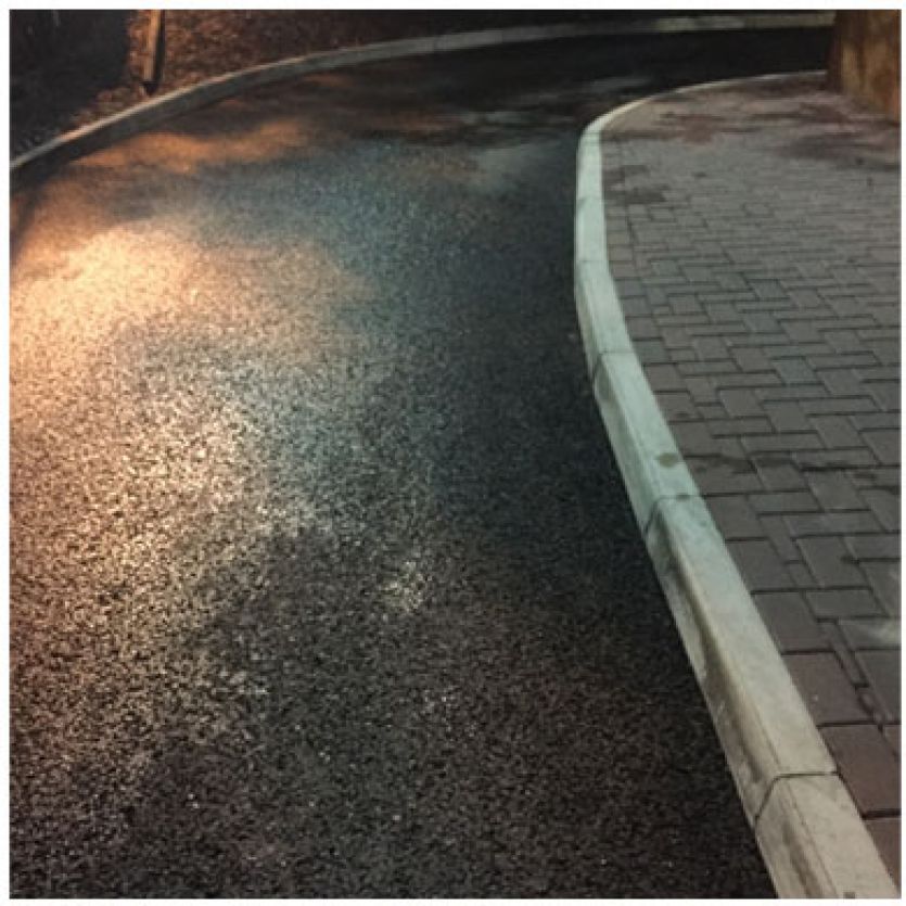 tarmac cleaning before and after steam cleaning