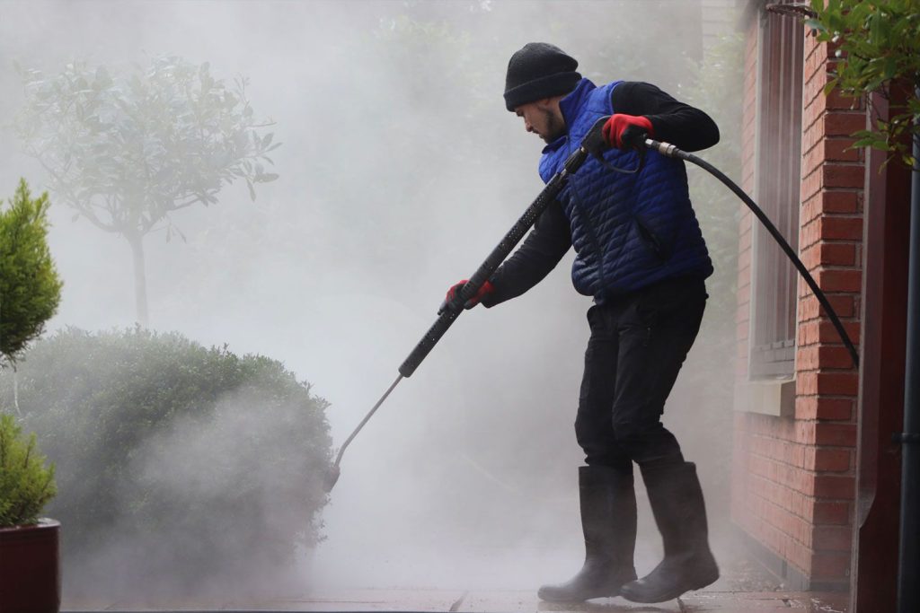 Street cleaning with H2O Restoration